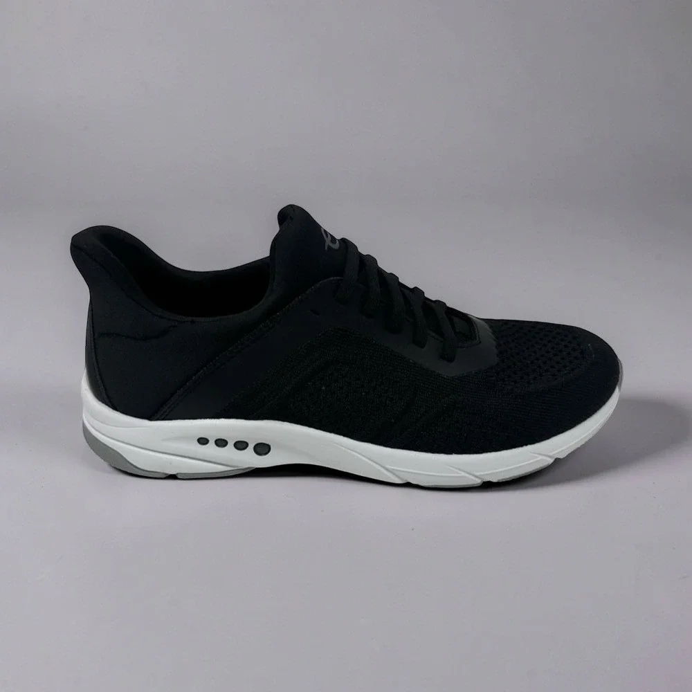 Easy Spirit Adira SoEasy Sneakers Black Knit Slip On Womens Size 9.5 M NIB